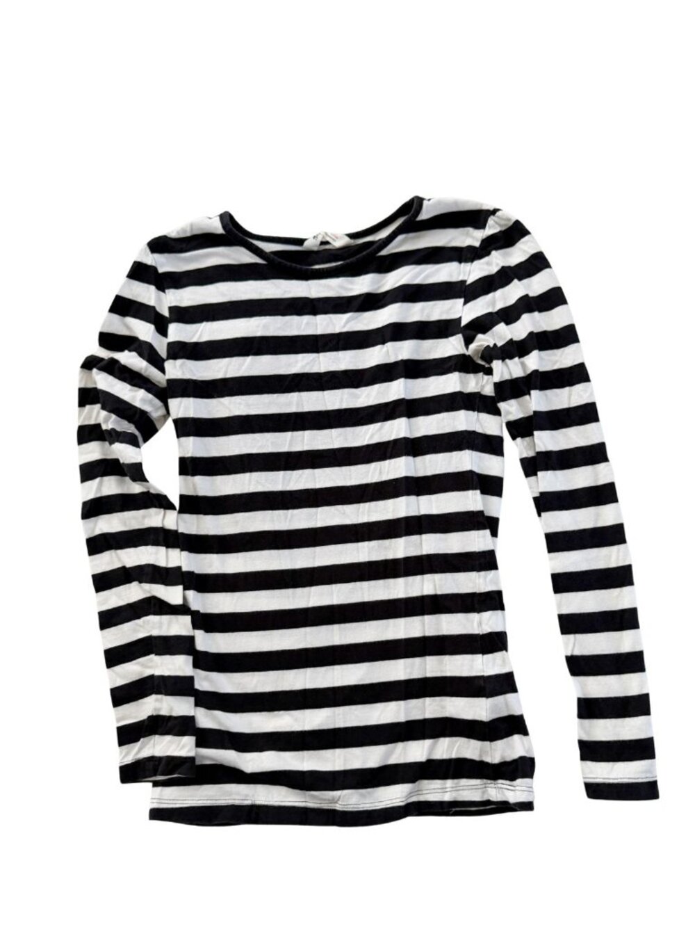 H&M Girls Breton Stripe Long Sleeve Cotton Breton Top Size 14